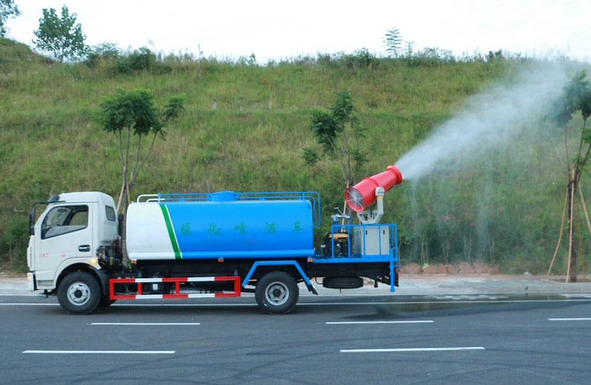 東風(fēng)天錦15方電動(dòng)灑水炮灑水車高炮功能演示